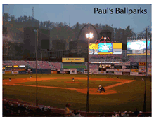 Tablet Screenshot of paulsballparks.com